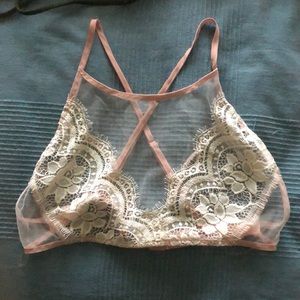 Avec lace mesh bralette top new
